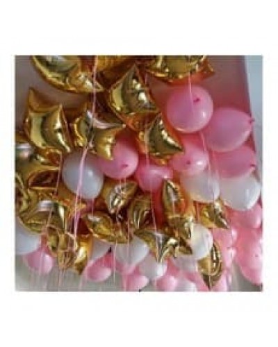 Воздушные шары с гелием "Звезды принцессы"