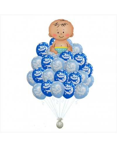 Букет воздушных шариков Рождение мальчика