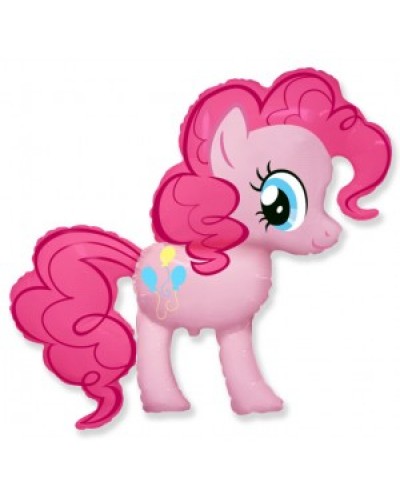 Шар "Пони" розовый 102 см