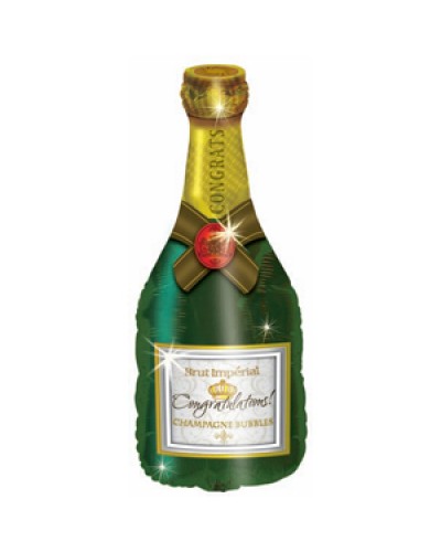 Шар "Поздравляю" бутылка шампанского 94 см