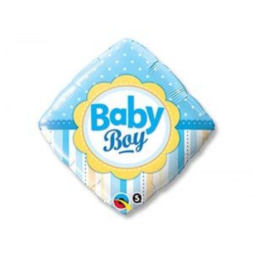 Фольгированный шар "Ромб Baby boy"