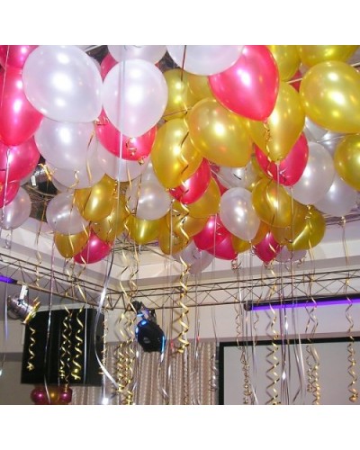Воздушные шары с гелием "Розовое золото"