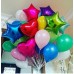 Композиция из воздушных шариков "Яркий день рождения"