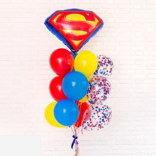 Готовая композиция из шаров "Supermen"