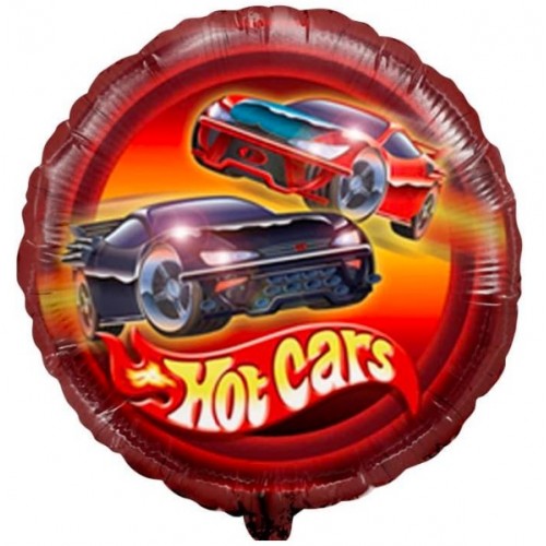 Фольгированный шар "Hot cars"