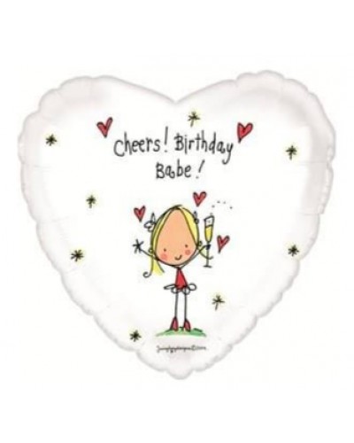 Фольгированный шар "С Днем Рождения, детка!"