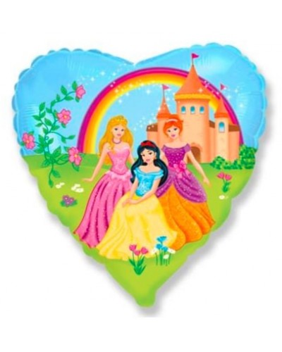 Фольгированный шар "3 принцессы"