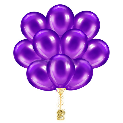 Облако шариков фиолетовые
