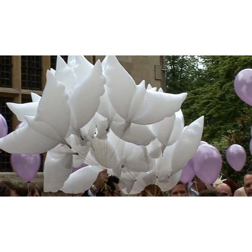 Воздушные шары "Голуби большие" 90 см